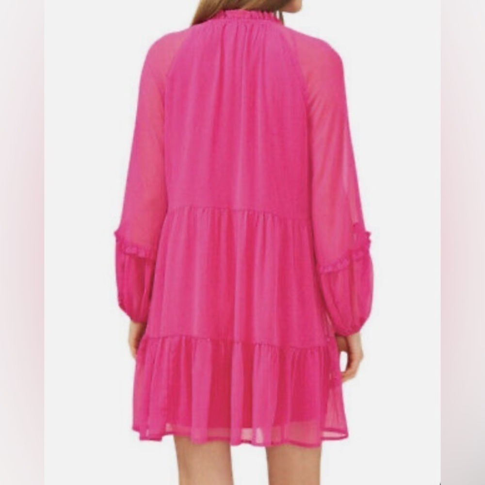 Vince Camuto Pink Tiered Ruffled Sundress. Small NWT - Picture 2 of 11